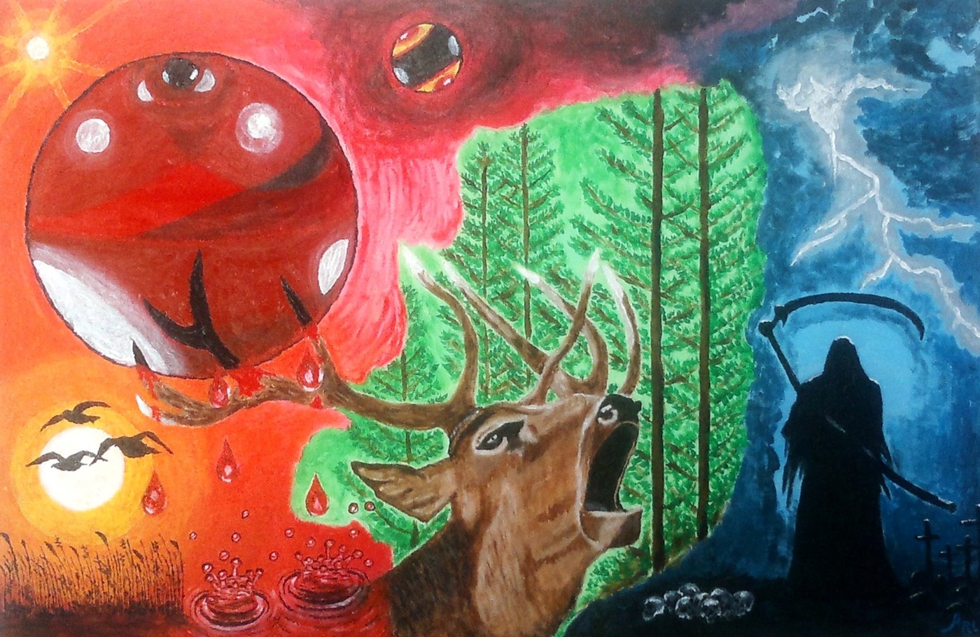 Muerte del ciervo.
